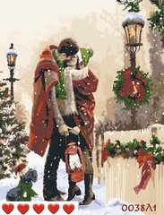 Картина по номерам Любовь в Рождество 40 х 50 см Bambino 0038Л1