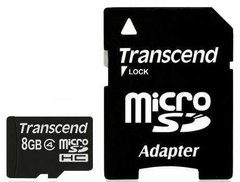 Карта памяти Transcend MicroSD HC 4GB