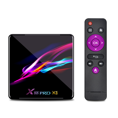 Приставка TV Box X88 PRO X3 4/128 GB Amlogic S905X3 Android TV Box