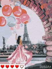Картина по номерам Романтика Парижа 40 х 50 см Bambino 0030Л1