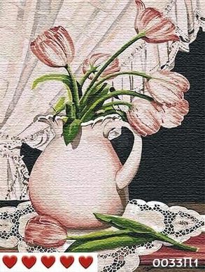 Картина за номерами Тюльпани у вазі 40 х 50 см Bambino 0033П1