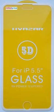 Защитное стекло iPhone 8 Plus 5D (White)
