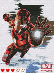 Картина за номерами Залізна людина | Iron Man 40 х 50 см Bambino 0006Л1