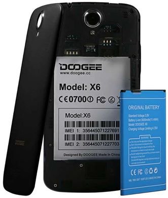 Мобільний телефон Doogee X6 MTK6580 (Black)