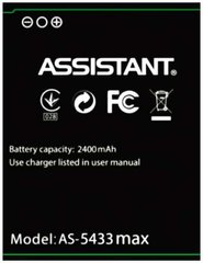 Аккумулятор для Assistant AS-5433 max