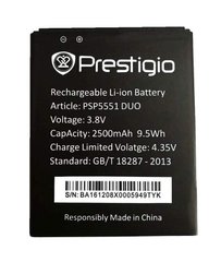 Аккумулятор для Prestigio PSP5551 Grace S5 модель: 5551DUO