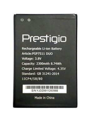 Акумулятор для Prestigio MultiPhone Muze B7 маркування: PSP7511