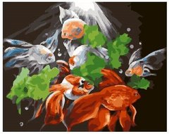 Картина по номерам Таинственные рыбы