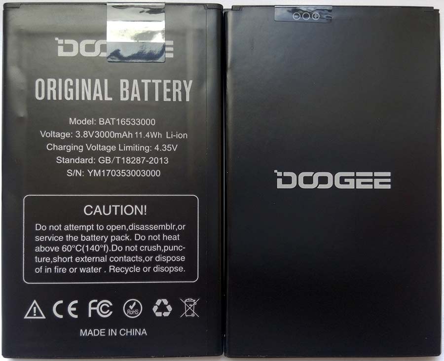 батарея doogee x9/x9 pro